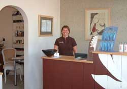 Reception area in Mayflower Beauty Salon Image